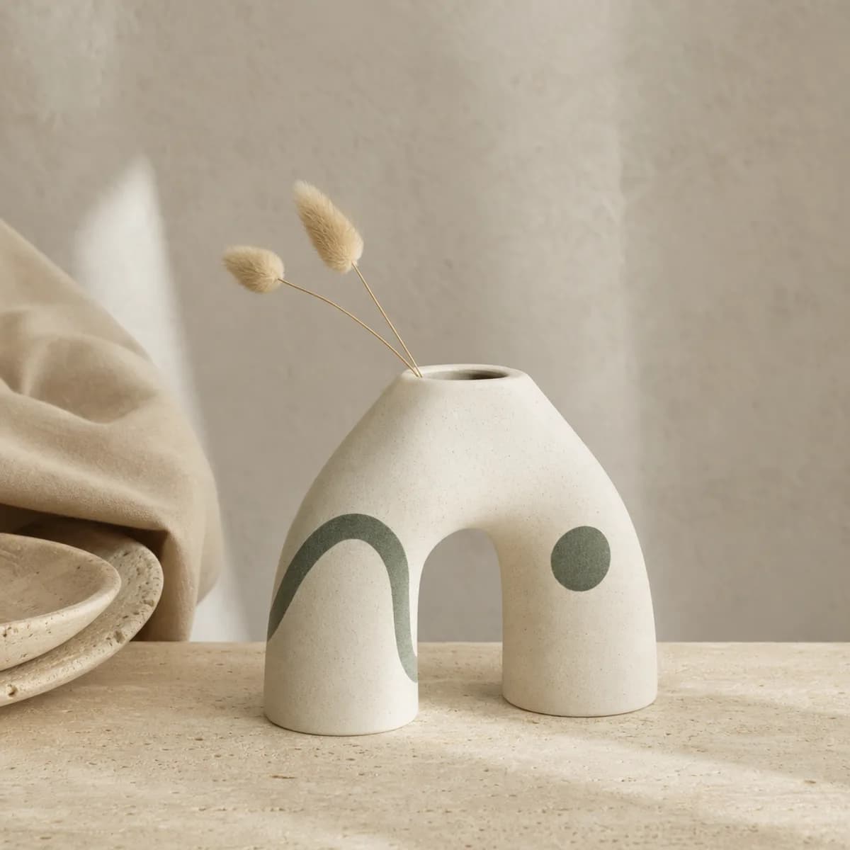 Ceramic Vase — Arch Form