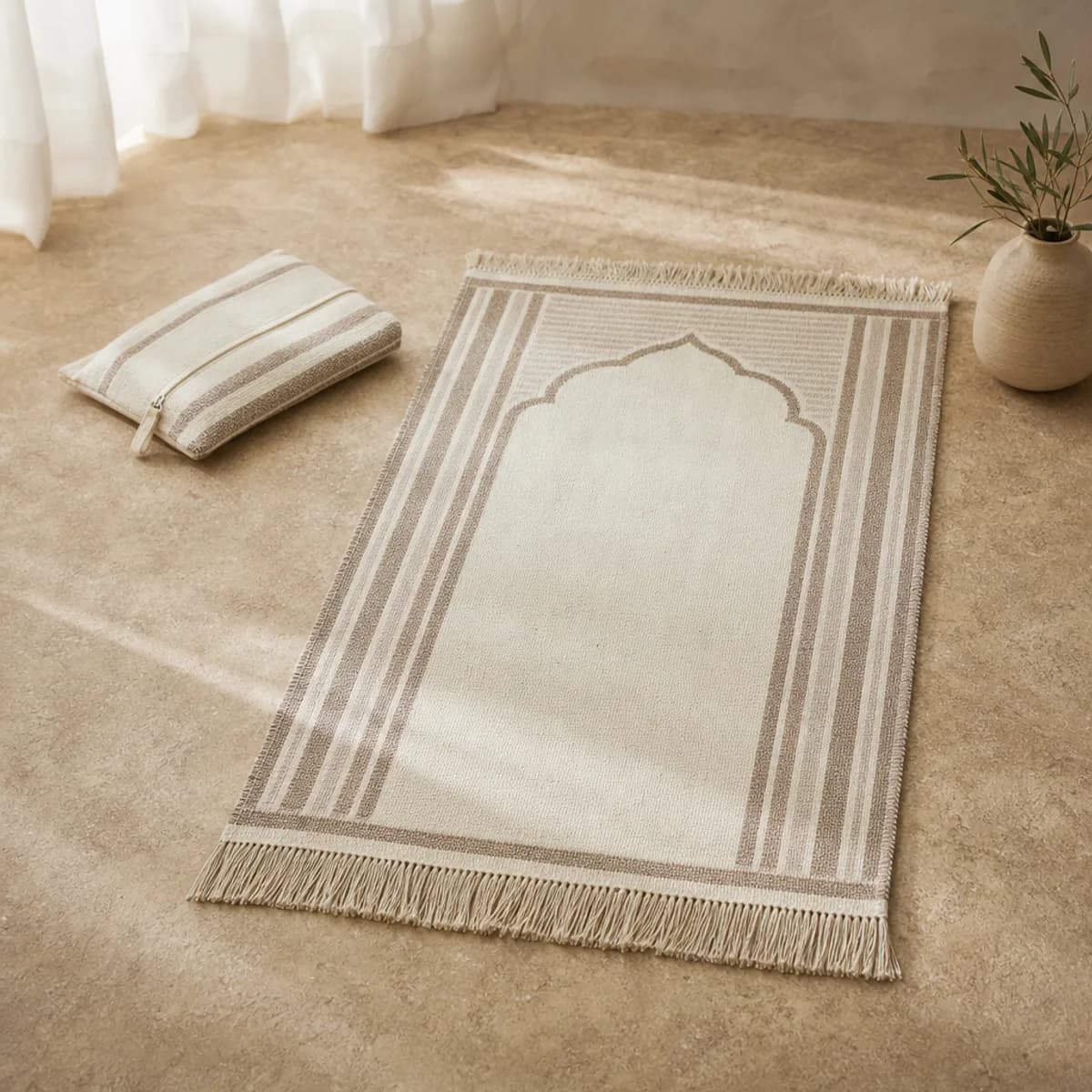 Handwoven Cotton Prayer Mat