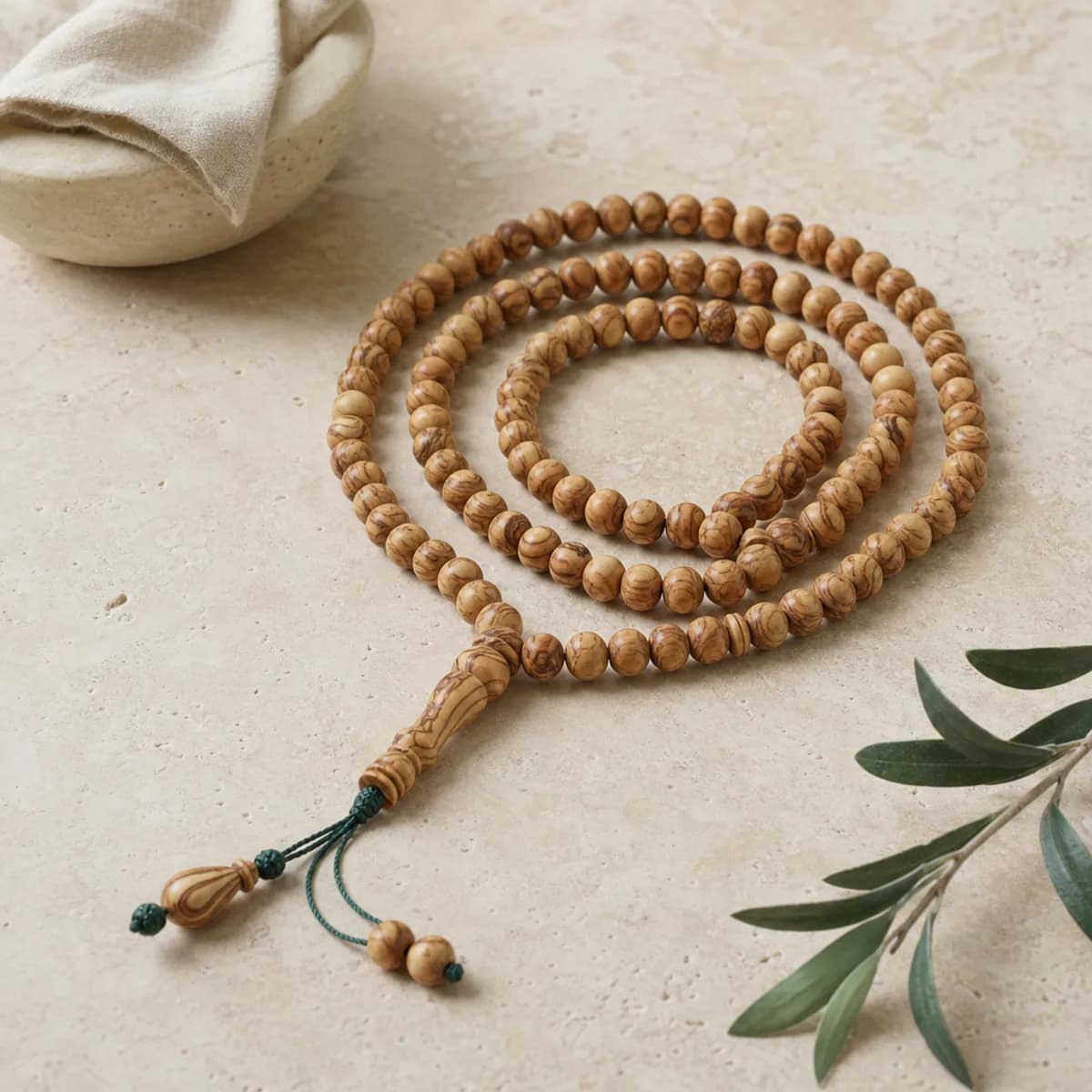 Olive Wood Misbaha