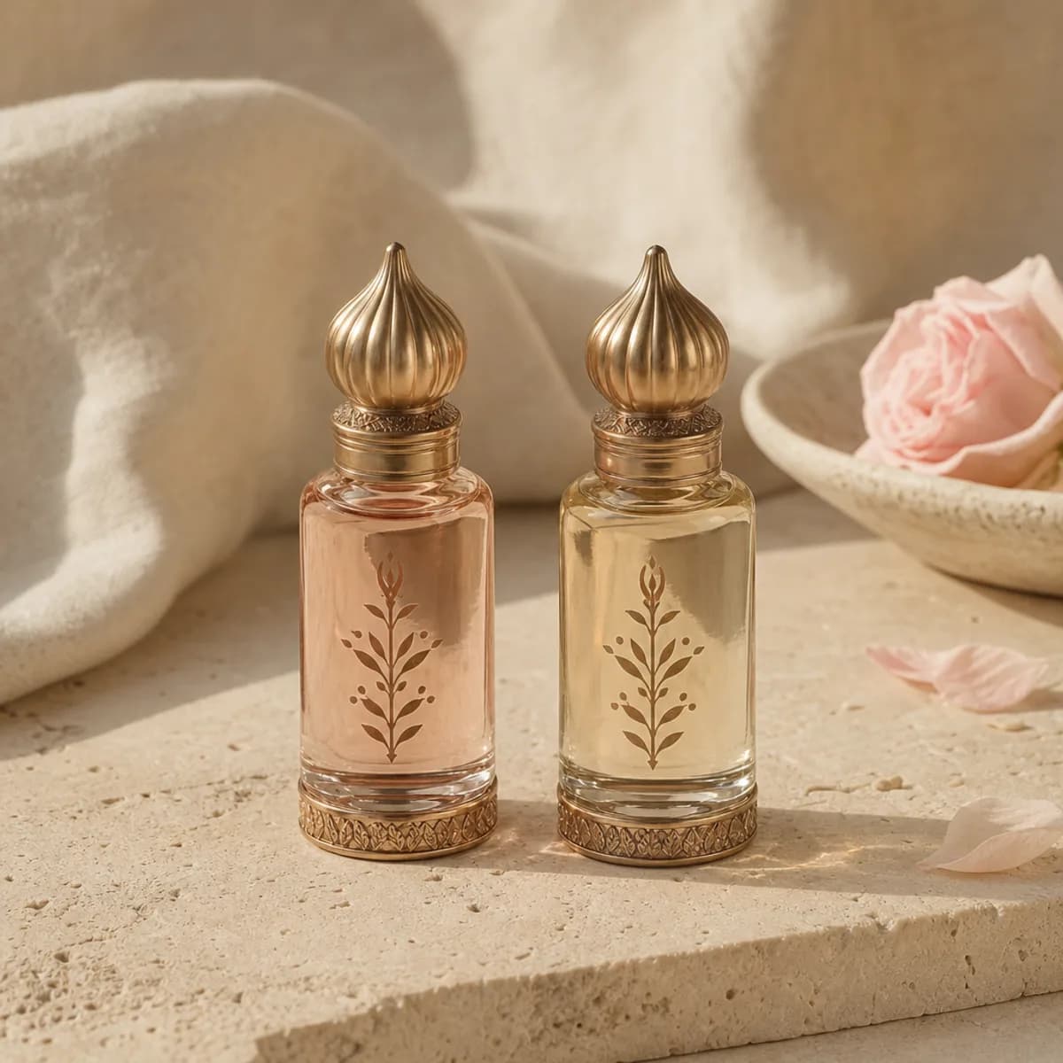 Rose Damascena Attar Duo
