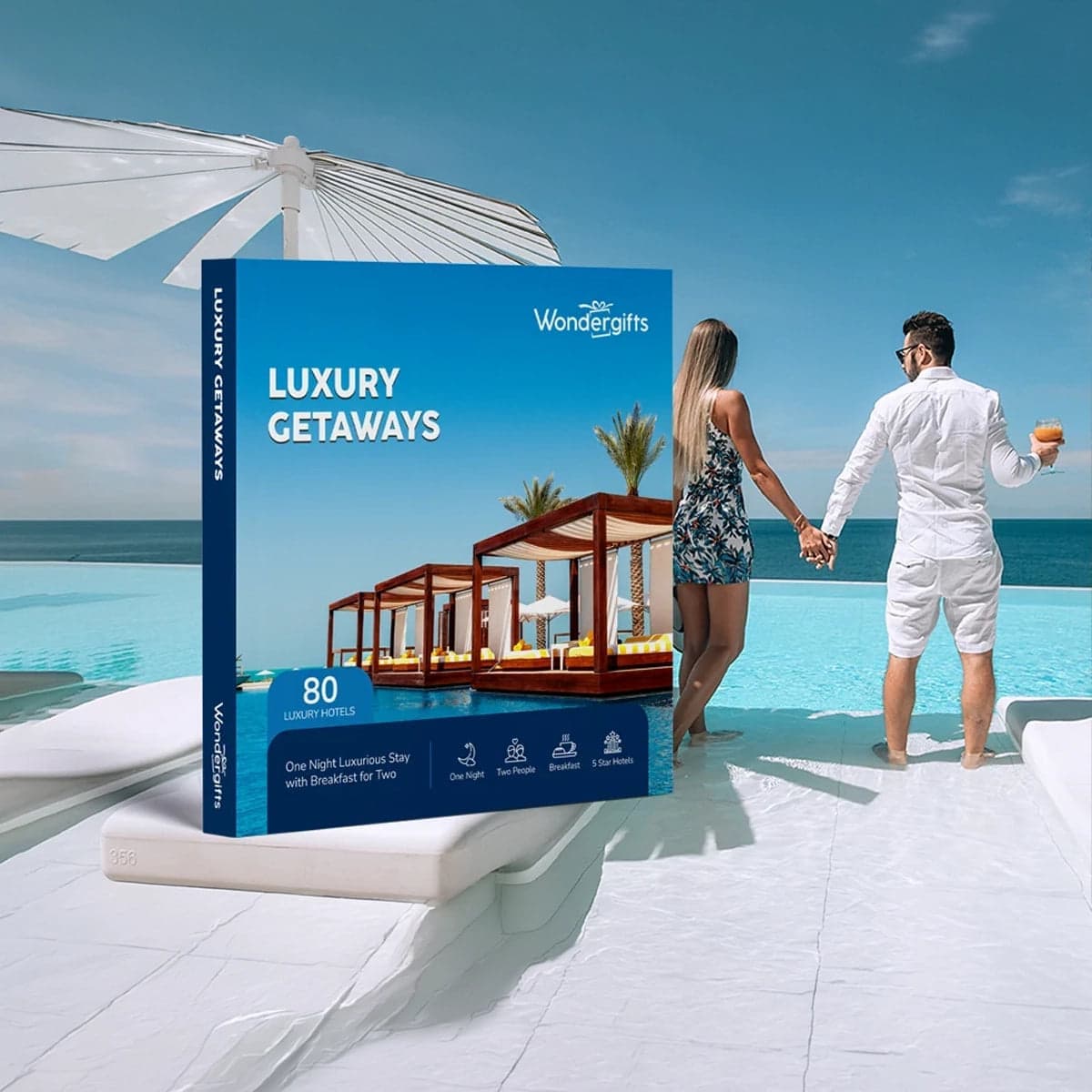 Luxury Getaways Gift Card Box: Choose Your Stay with Breakfast at 80+ High-Class Hotels