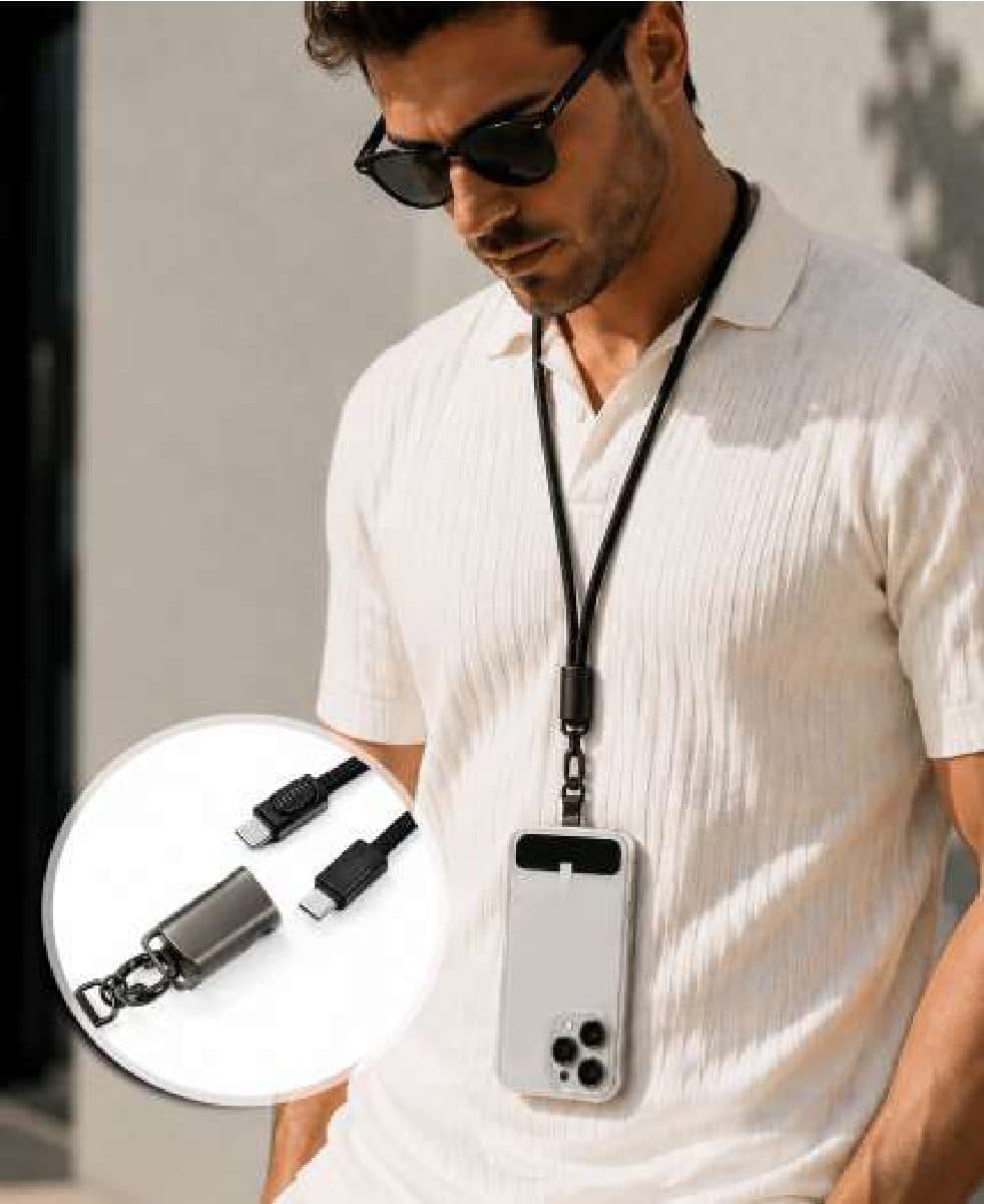 Keyhole Phone Lanyard