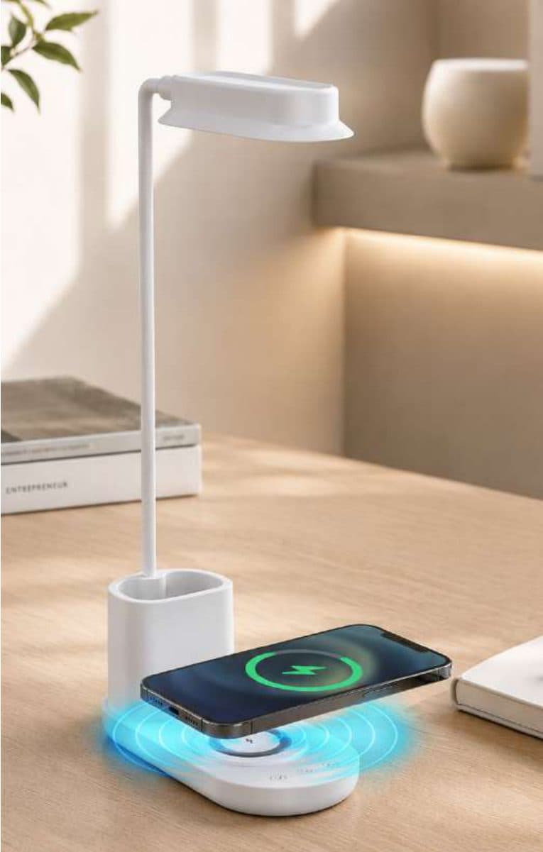 Wireless Charging Desk Lamp